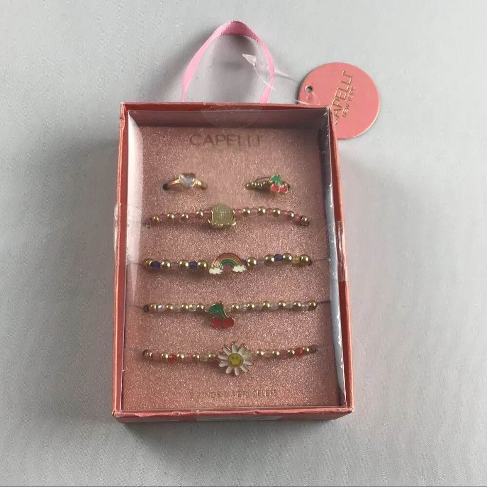 BUNDLE PACK, CAPELLI NEW YORK & BALLET Necklace, Bracelets and Rings